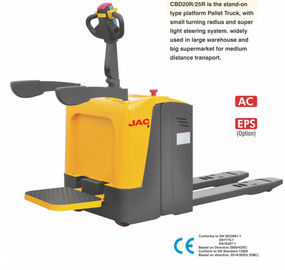Porcellana Tipo diritto pallet elettrico Jack con 2000KG capacità di carico, colore facoltativo esportatore